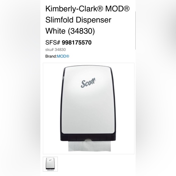 NIB Kimberly Clark Professional 34830 Mod Slimfold Folded Paper Towel Dispenser - Picture 8 of 9